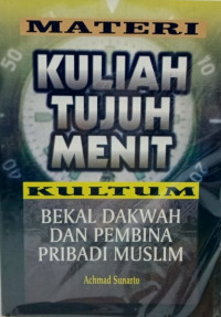 Image of MATERI KULIAH TUJUH MENIT (KULTUM)