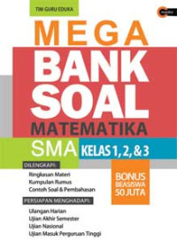 Image of Mega Bank Soal Matematika SMA Kelas 1,2,&3